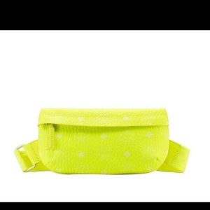 MCM
Neon Yellow Visetos Mini Crossbody Belt Bag